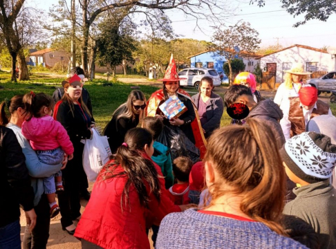 Magistrados y funcionarios compartieron jornada con niños y niñas en su día.