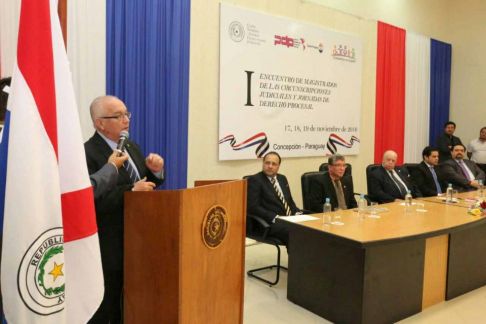 El ministro de la Corte, doctor Miguel Oscar Bajac destacó la organización de la actividad