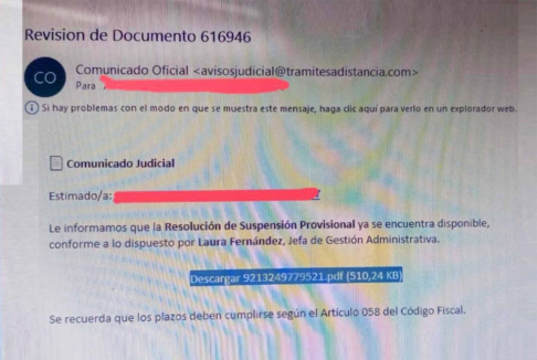 Comunicado de la Dirección General de Tecnología de la Información y Comunicaciones.