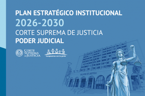 Poder Judicial anuncia lanzamiento del Plan Estratégico Institucional PEI 2026-2030.