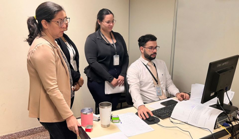 Cordillera implementó el Sistema de Oficio Judicial Electrónico en la Oficina Forense y el Equipo Interdisciplinario de la Niñez y la Adolescencia.