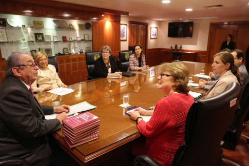 Ministros de la Corte mantuvieron una reunión con la nueva representante de Usaid.