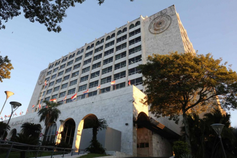 Fachada de Palacio de Justicia de Asunción.