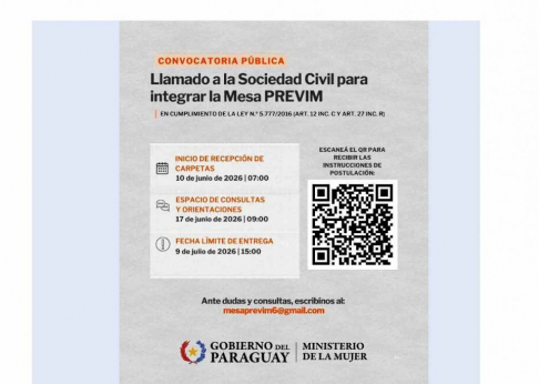Ministerio de la Mujer socializa proceso de convocatoria para integrar la Mesa PREVIM.