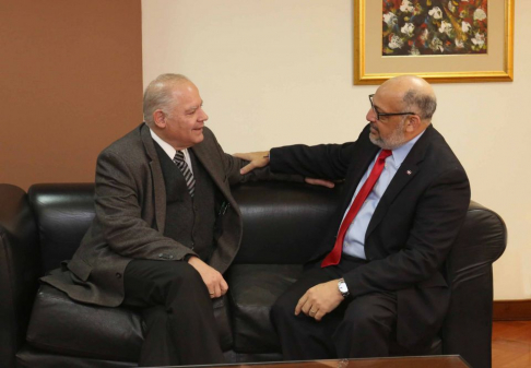 Luis María Benítez Riera y Marino Berigüete.