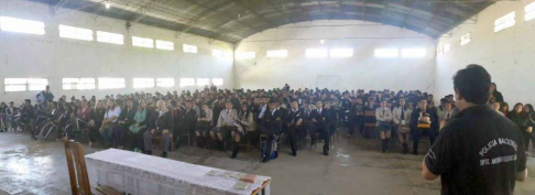 Facilitadores judiciales capacitan a jóvenes en la Circunscripción Judicial de Concepción.