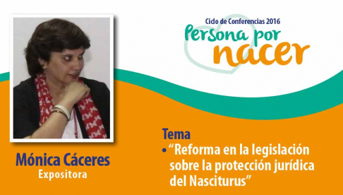 La docente Mónica Cáceres expondrá durante el ciclo.