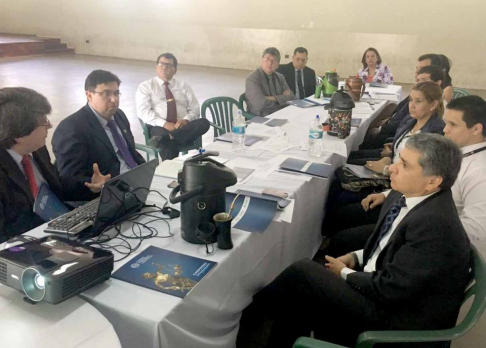 Momento de la reunión de elaboración del Plan Operativo en Presidente Hayes.