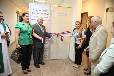 El ministro superintendente de Central, doctor Sindulfo Blanco inauguró la Sala