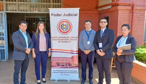 Jueces de Ejecución de Ñeembucú y Misiones realizaron visita de inspección y control en la Penitenciaría Regional de Misiones.