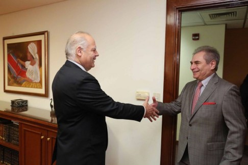 Embajador de la Federación de Rusia en la República del Paraguay, Nikolay Tavdumadze. 