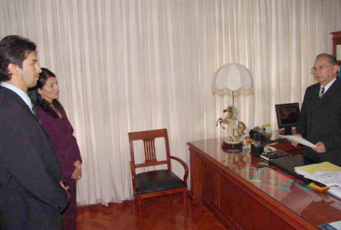 Nuevos jueces de Paz prestaron juramento ante el Dr. Altamirano