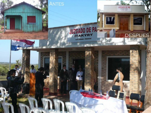 La comunidad de Itakyry ya cuenta con un renovado Juzgado de Paz