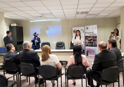 Reunión preparatoria con magistrados de la niñez de la Circunscripción de Cordillera