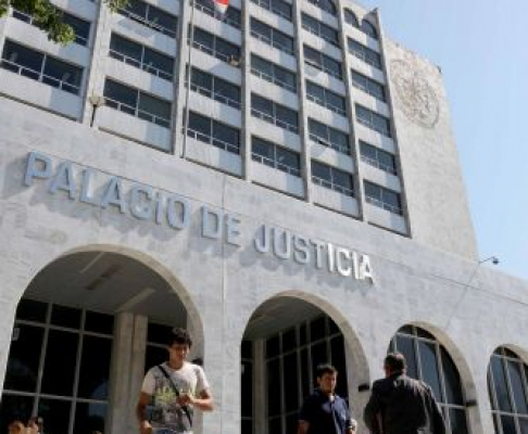 Fachada del Palacio de Justicia de Asunción.