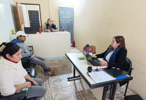 Servicio de Mediación Móvil en la localidad de San Alfredo. 