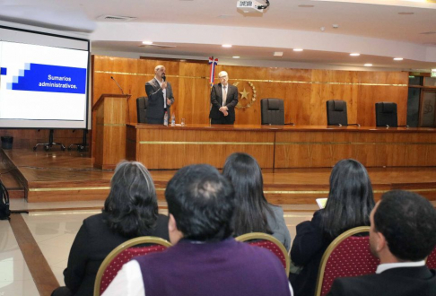 Módulo VII “Sumario Administrativo”, a cargo del doctor Enrique Sosa Arrúa. 