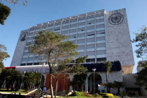 Fachada del Palacio de Justicia de Asunción