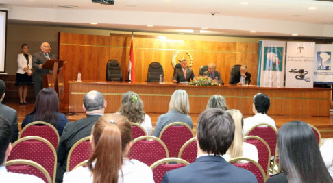 Palabras del ministro de la Corte, Sindulfo Blanco 