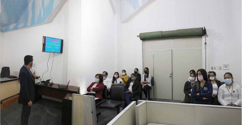 Charla en la 14ª Circunscripción Judicial de Presidente Hayes.