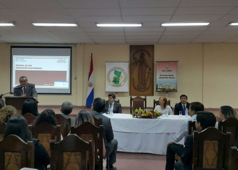 El vicepresidente primero de la Corte, doctor Antonio Fretes