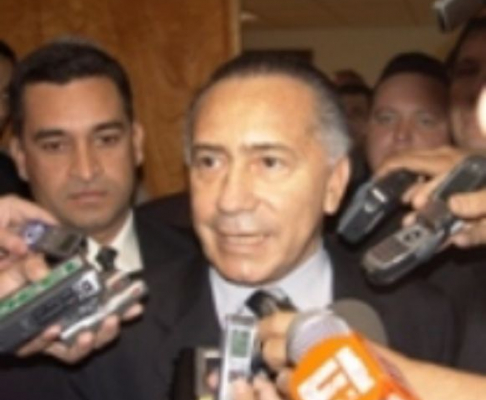Lino Oviedo en una audiencia en la Corte Suprema de Justicia