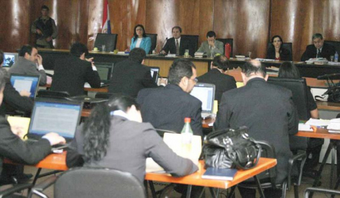Vista del juicio Ycua Bolaños