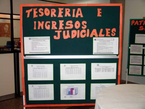 Uno de los murales expuesto en la Circunscripción de Villarrica.