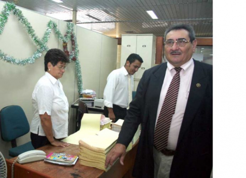 Ministro Antonio Fretes recorrió instalaciones del Palacio de Justicia