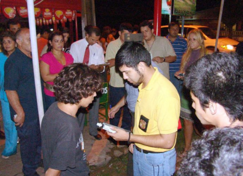 Imágenes del control de alcotest en San Bernardino realizados en presencia de la jueza del menor y la fiscalía
