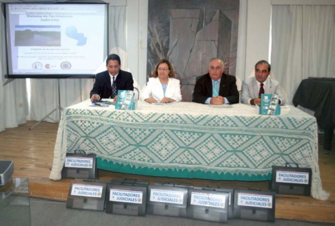 Durante el acto de presentación.