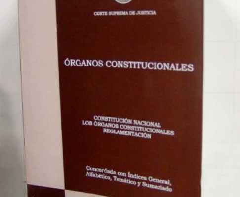 El jueves 28 de febrero se presenta el libro: “Órganos Constitucionales” 