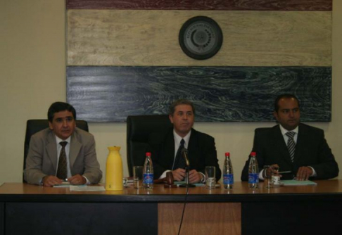 Integrantes del Tribunal de Sentencia.