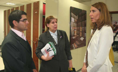 Miembros de Amnistia Internacional visitaron Museo de la Justicia luego del encuentro con el ministro Bajac 