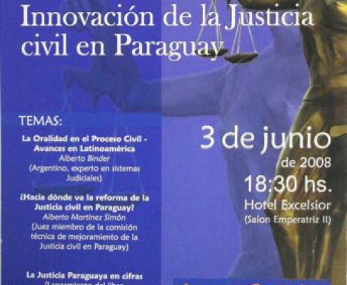 La Modernización del Sistema Judicial será enfocada durante un Seminario Internacional