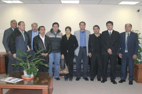 Los concejales de ambos partidos fueron recibidos por el Presidente de la Corte Suprema de Justicia.