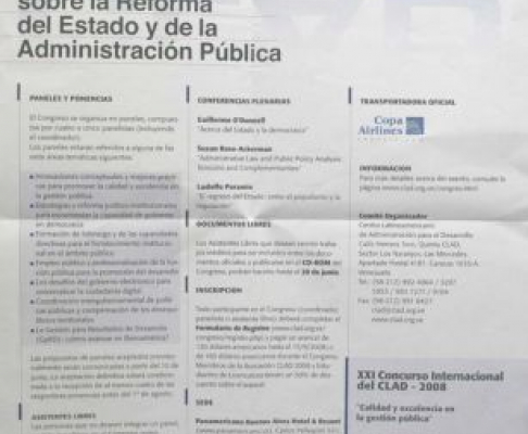 Afiche del congreso internacional