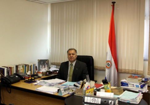 El presidente del Tribunal de Sentnecia, Juez Victor Medina.