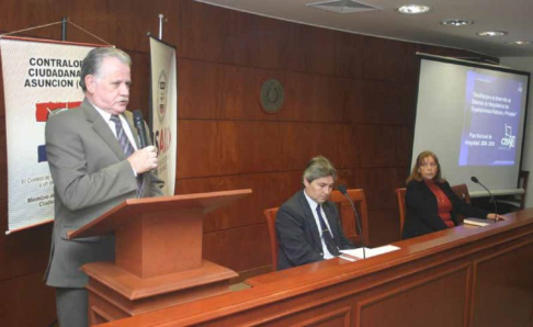 El presidente de la Corte Suprema de Justicia, doctor Víctor Núñez dio apertura a la audiencia pública.