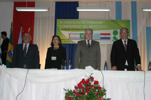 Asistieron a la inauguración de la jornada, autoridades judiciales