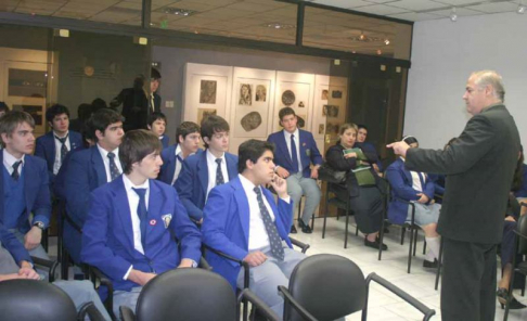 Alumnos del Colegio San José en el Museo de la Justicia