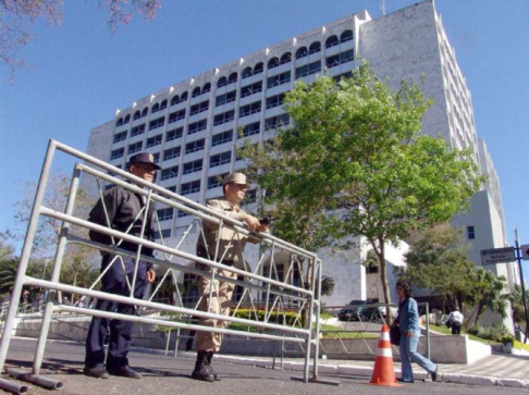 La Policia Nacional resguardará las instalaciones del Palacio de Justicia durante la lectura de la sentencia.