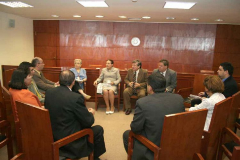 La ministra Alicia Pucheta de Correa asistió a la reunión
