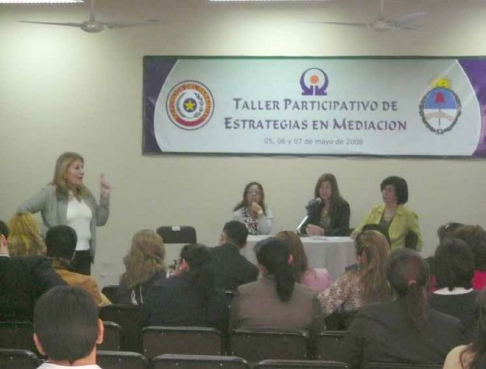 Imagen de una de las tantas jornadas sobre mediación organizadas por el Poder Judicial