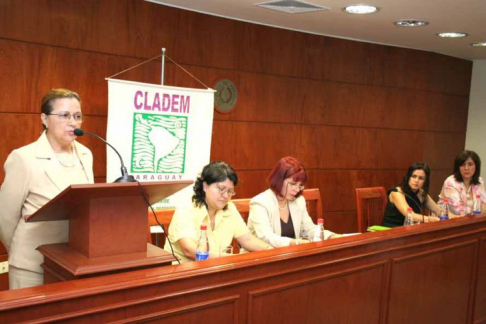 Durante el acto de presentación. 