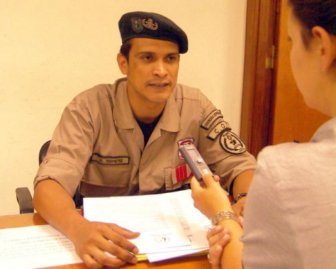 Sub. Ofic. Antonio Romero, uno de los coordinadores del curso.