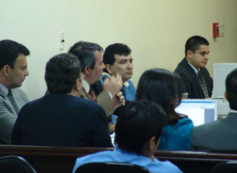 Leoncio Mareco durante el juicio oral y público (Foto Archivo)