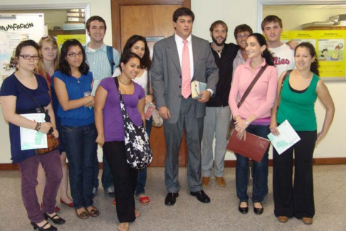 Visita de estudiantes de Estados Unidos