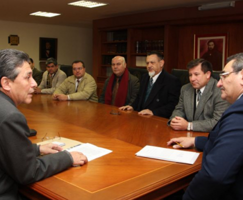 Imágen de la reunión entre el Dr. Fretes y la Asociación de Magistrados  