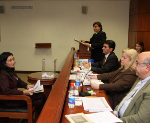 Imagen durante el examen oral